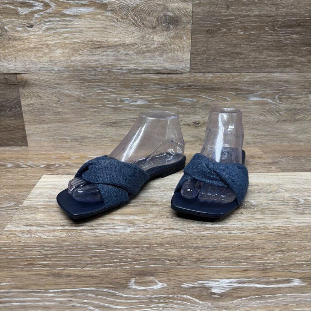 Calvin Klein Marita Denim Blue  Slide Sandal Women's Size 7